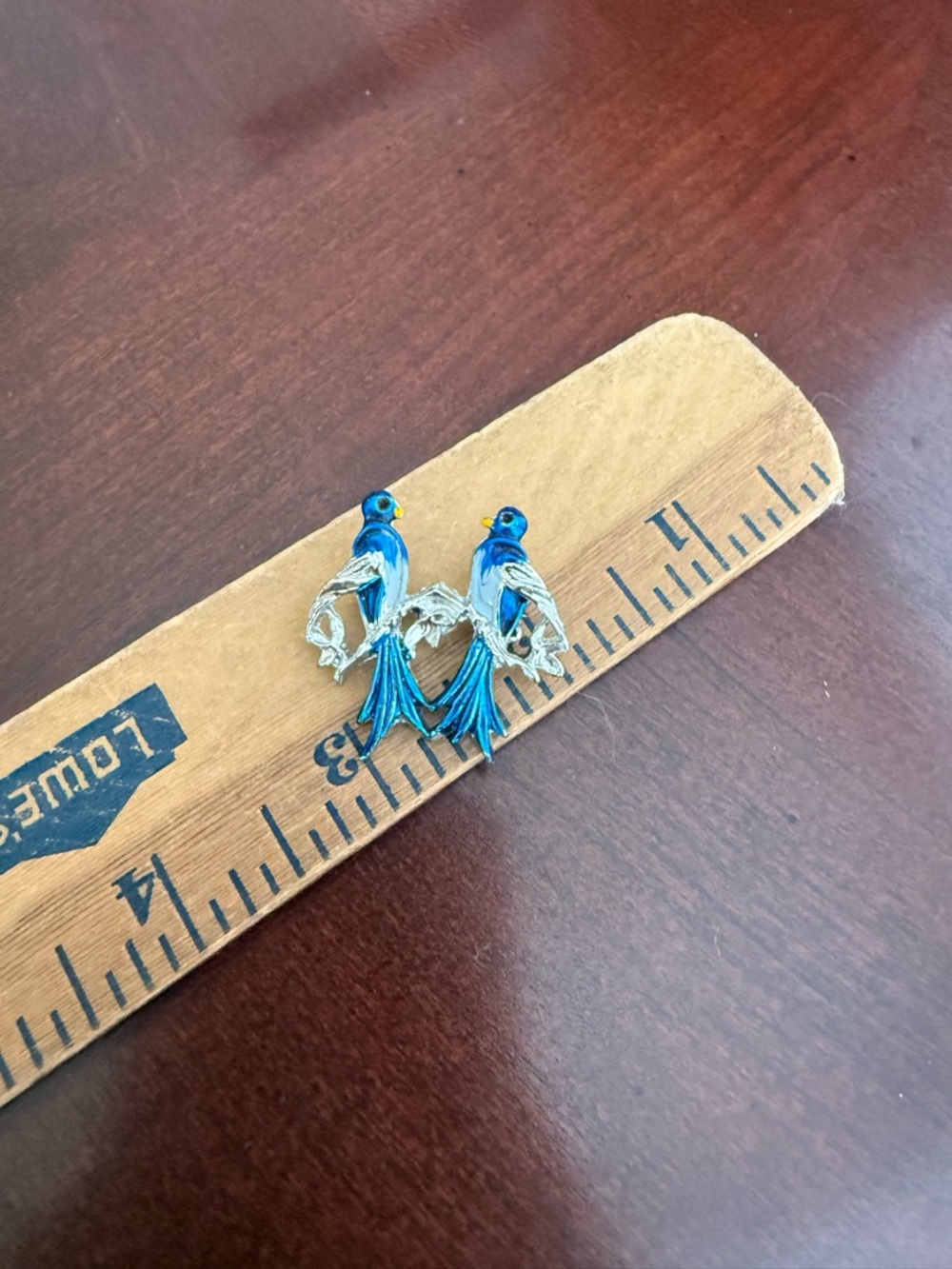 Vintage 2 Birds Brooch